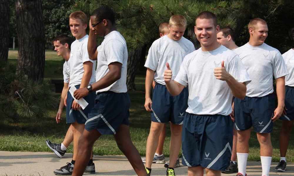 group of AFROTC Cadets