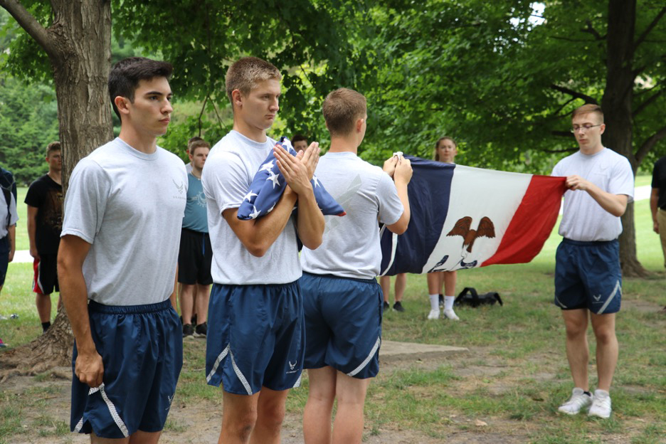 group fo AFROTC Cadets